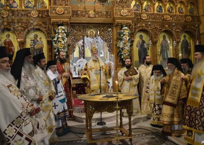 Ο Μακαριώτατος Πατριάρχης Αλεξανδρείας κ.κ. Θεόδωρος Β΄ με Αρχιερείς τελεί το μνημόσυνο του παπα-Κοσμά Γρηγοριάτη
