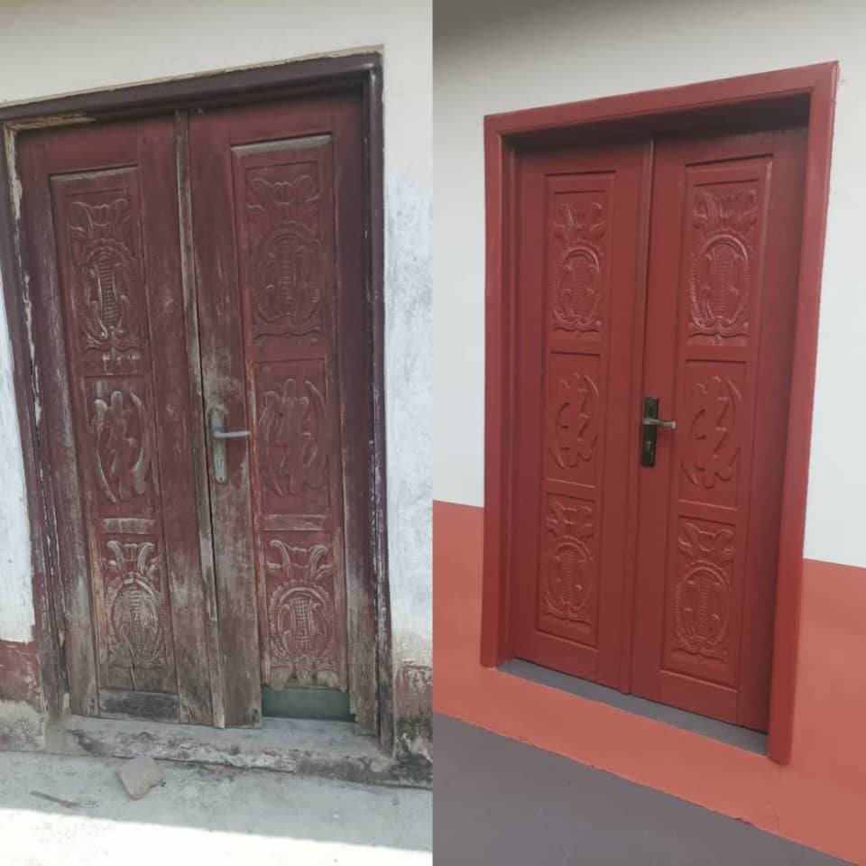 Ο π. Λάζαρος εν ώρα Θ. Λειτουργίας