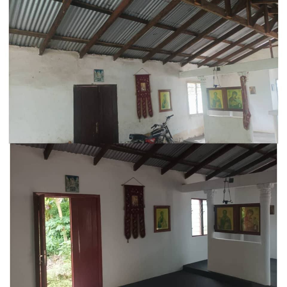 Ο π. Λάζαρος εν ώρα Θ. Λειτουργίας