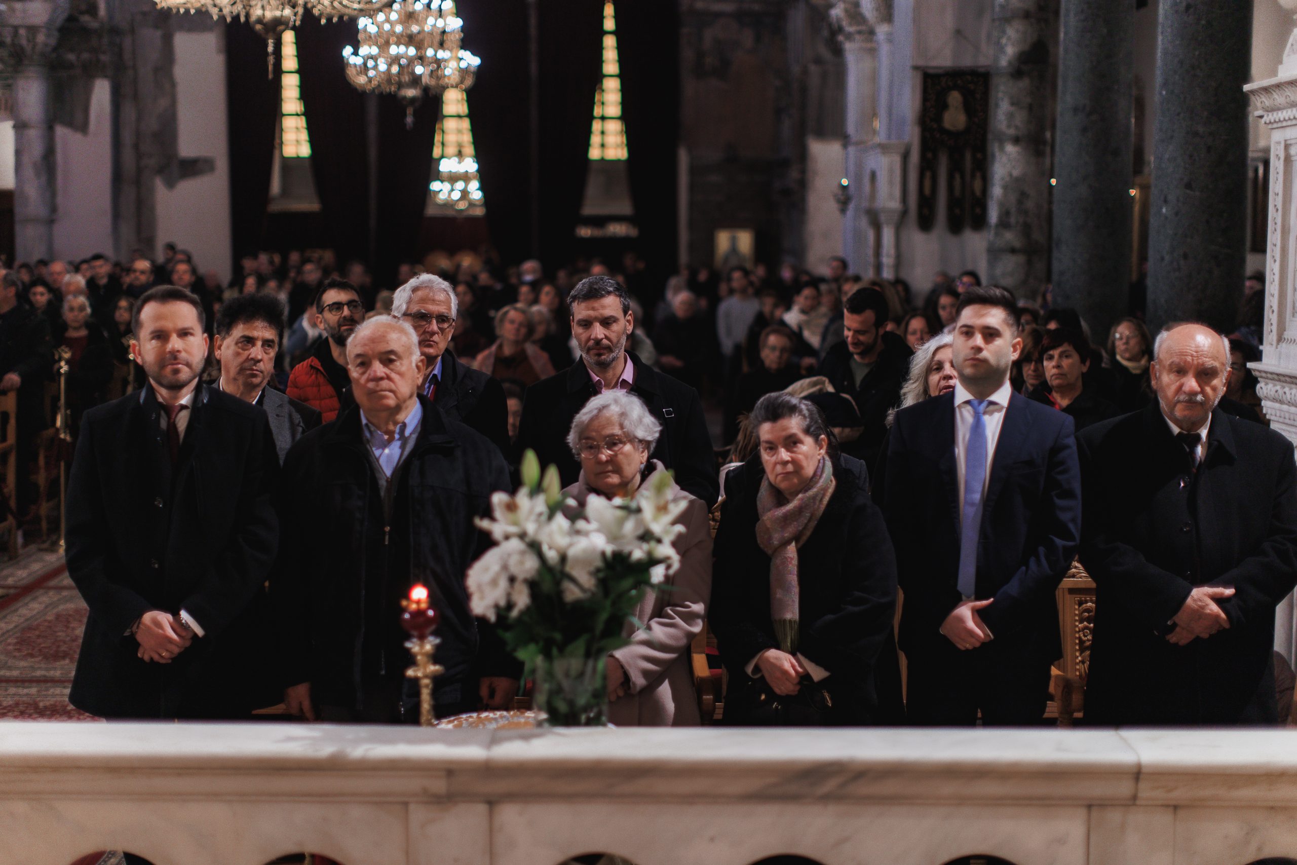 Ο π. Λάζαρος εν ώρα Θ. Λειτουργίας