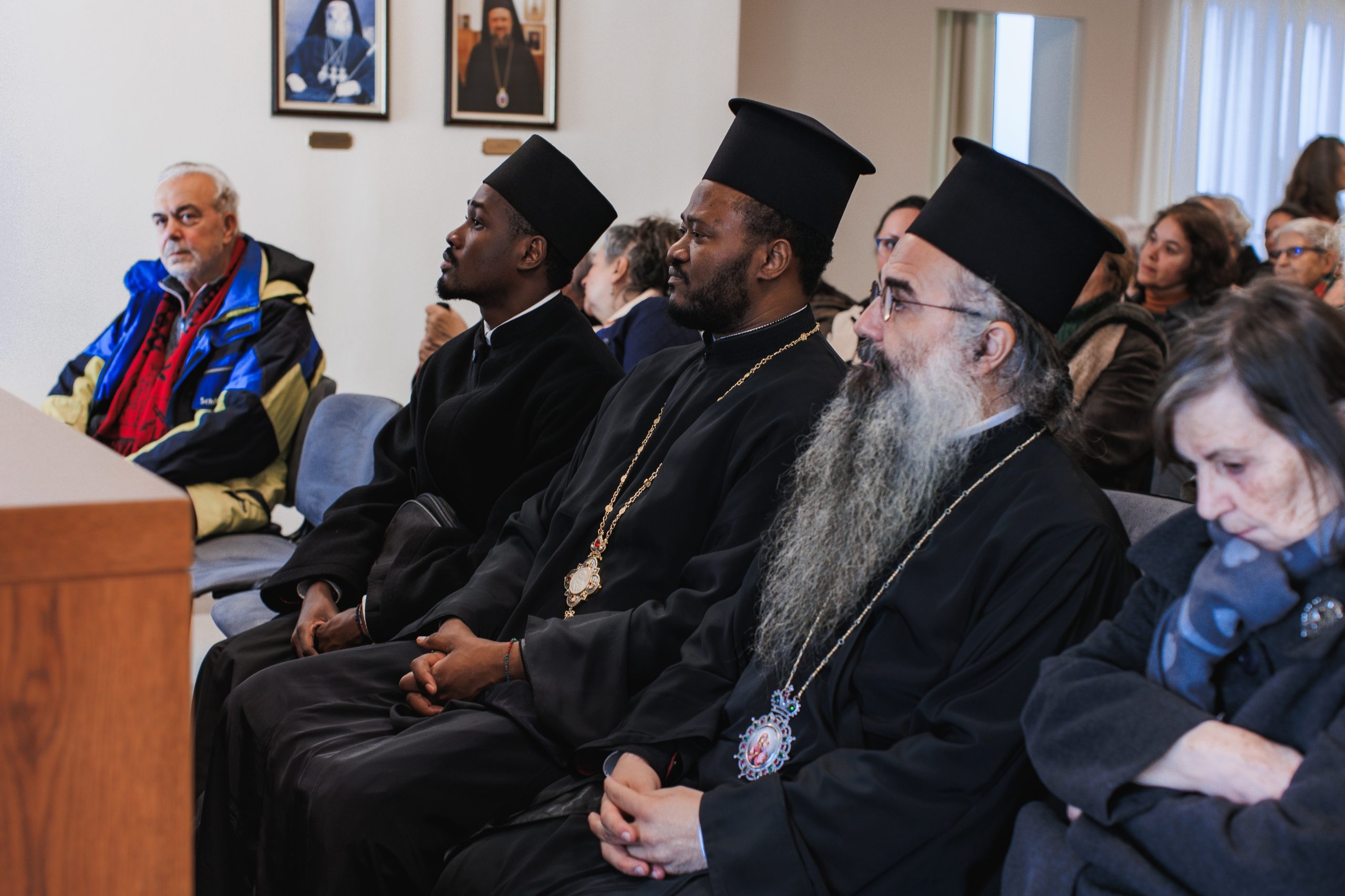 Ο π. Λάζαρος εν ώρα Θ. Λειτουργίας