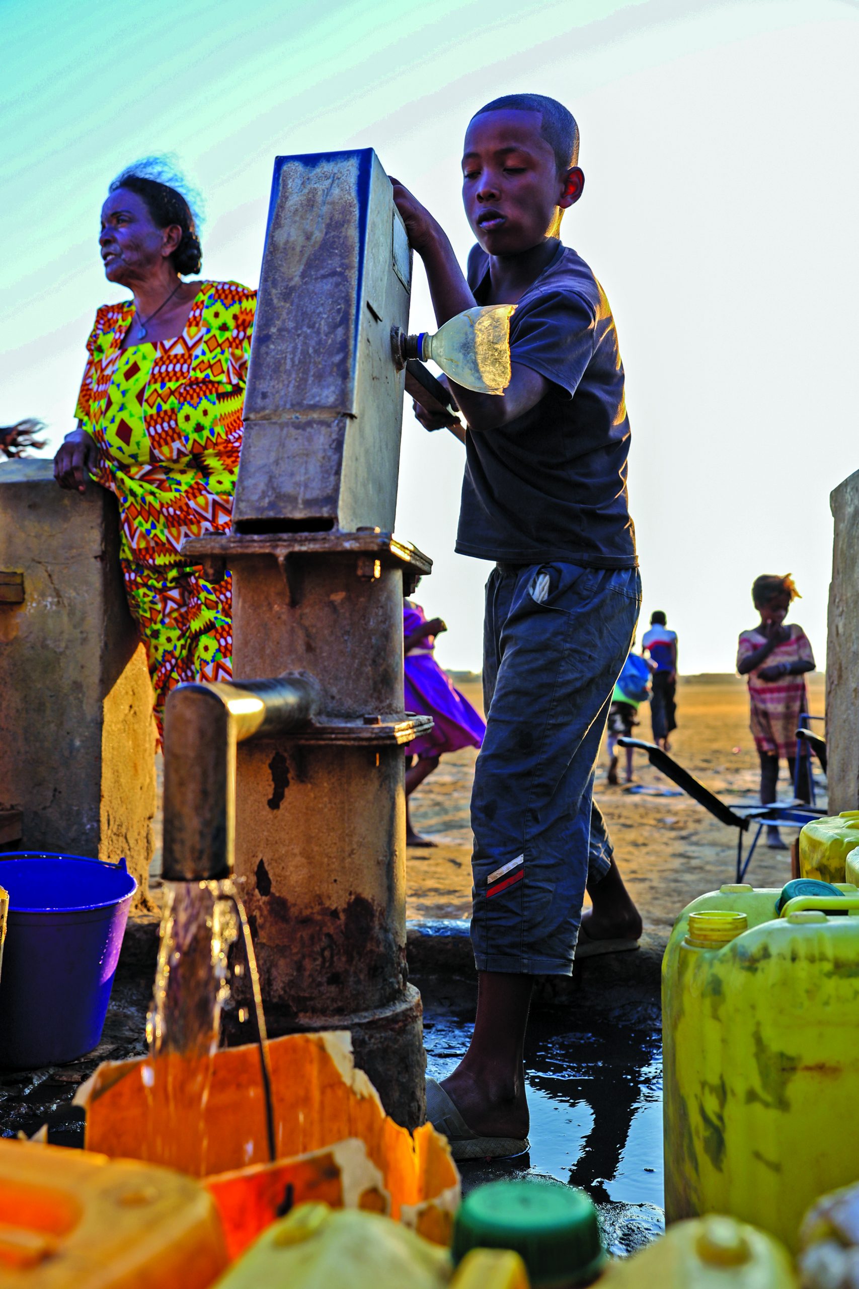 Ο π. Λάζαρος εν ώρα Θ. Λειτουργίας