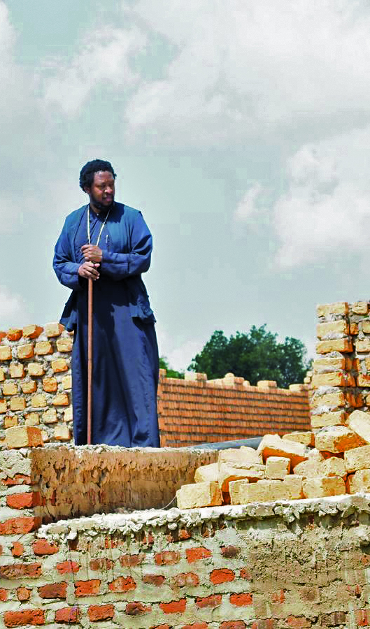 Ο π. Λάζαρος με τον μοναχό Νικόλαο Γρηγοριάτη