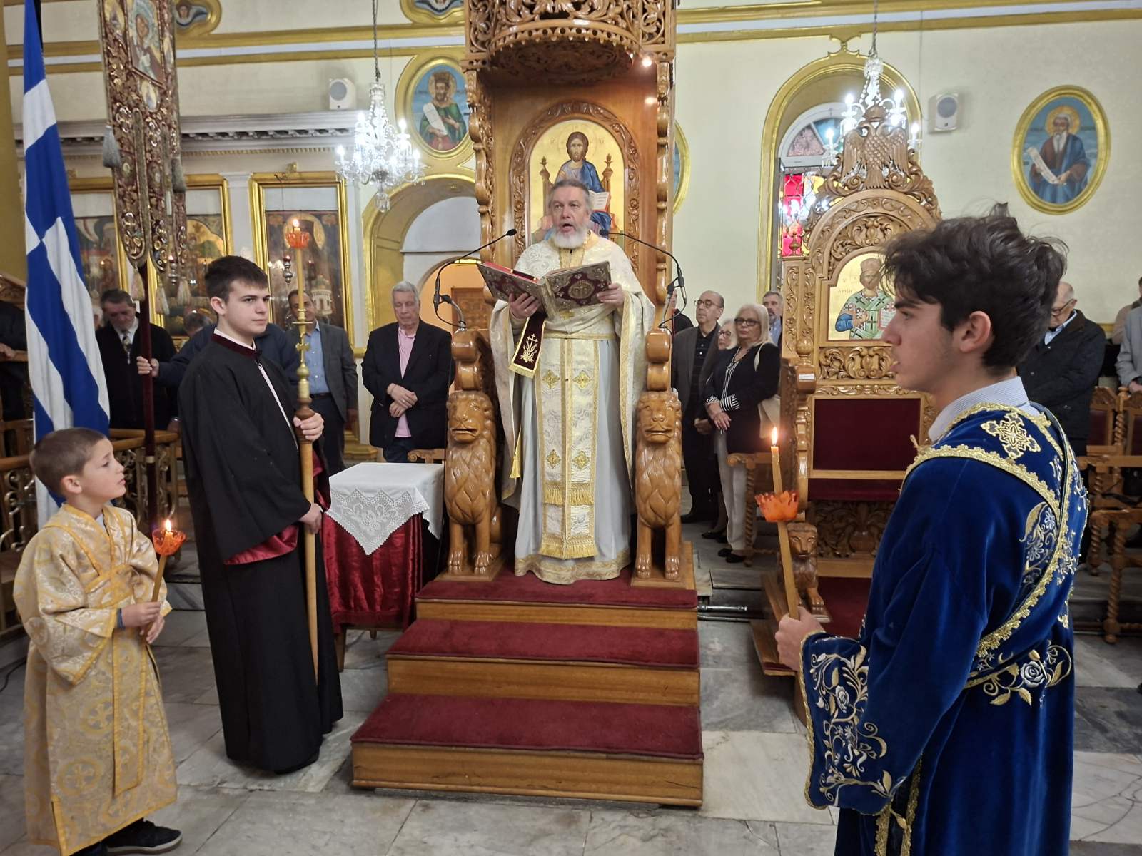 Ο π. Λάζαρος με τον μοναχό Νικόλαο Γρηγοριάτη