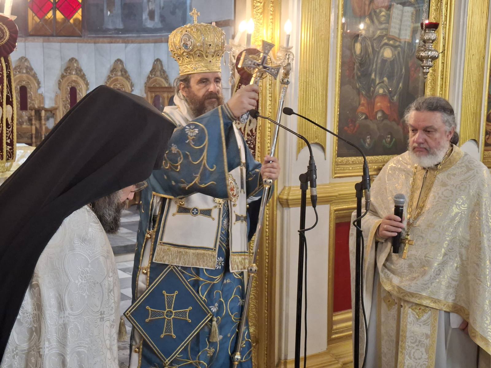 Ο π. Λάζαρος με τον μοναχό Νικόλαο Γρηγοριάτη