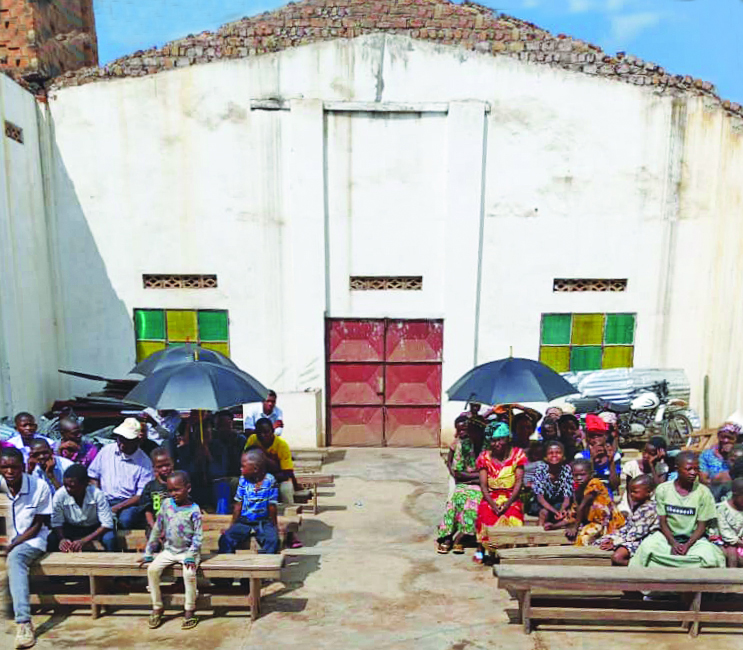 Ο π. Λάζαρος εν ώρα Θ. Λειτουργίας