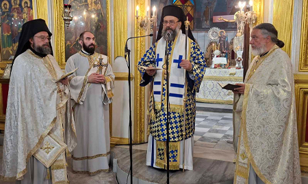 Αρχιερατική Θεία Λειτουργία και Ιερό Μνημόσυνο του μακαριστού Γεωργίου Ασλανίδη στον Άγιο Μηνά